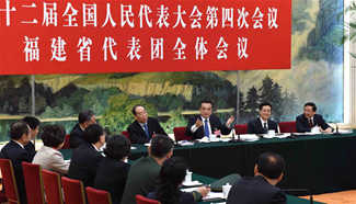 Premier Li joins group deliberation of NPC deputies from Fujian
