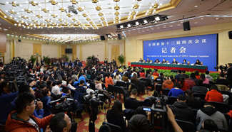 CPPCC members give press conference on development of people's livelihood