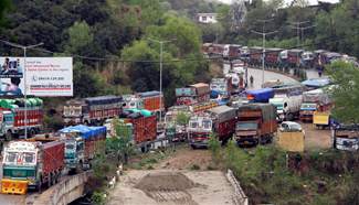 Landslides result in closing highway in Indian-controlled Kashmir