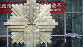 China's Ningxia influenced by strong cold wave