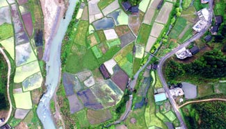 Aerial photos of rural scenery in SW China