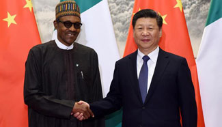 Xi Jinping meets Nigerian President Buhari in Beijing