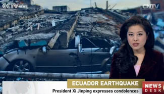 President Xi Jinping expresses condolences to Ecuadorian President