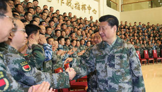 President Xi visits joint battle command center
