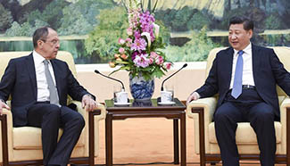 Chinese president meets Russian foreign minister