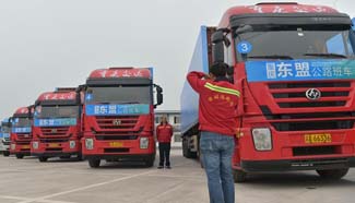 1st Chongqing-ASEAN regular lorry launched in SW China