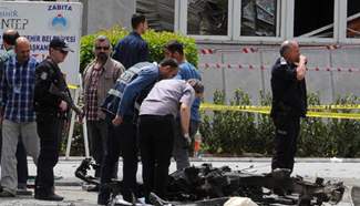 Two police officers killed in SE Turkey bomb attack