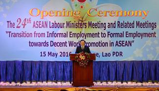 24th ASEAN Labour Ministers Meeting opens in Lao capital Vientiane