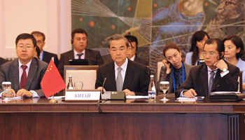 Chinese FM stresses SCO's role in regional development