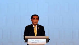Thai PM addresses 15th Shangri-La Dialog in Singapore