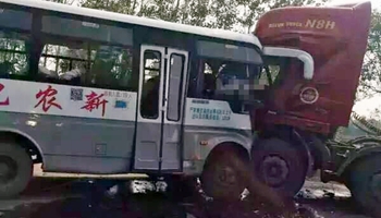4 killed, 14 injured in central China road accident