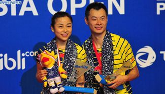 Chinese athletes win final of mixed doubles at Indonesia Open