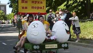 Traditional Soapboxes Derby competition held in Estonia