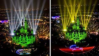 In pics: Night view of Shanghai Disney Resort