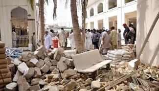 5 killed, 14injured as mosque collapses in Pakistan's Karachi