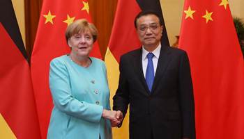 Chinese premier holds talks with German chancellor in Beijing