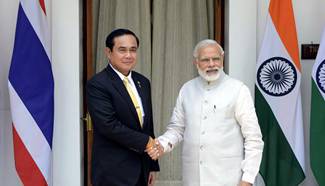 Indian PM meets with Thai counterpart in New Delhi