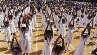Int'l Yoga Day marked in Chennai, India