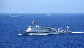 China joins RIMPAC naval drill with U.S. in west Pacific Ocean