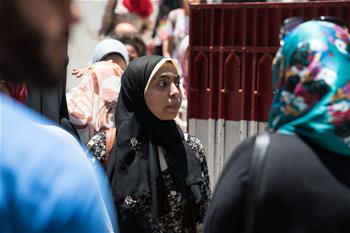 Egyptian students take part in high school exams