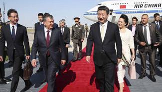 Chinese president starts Uzbekistan visit in historical city Bukhara