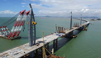 Main span of Hong Kong-Zhuhai-Macao bridge closed