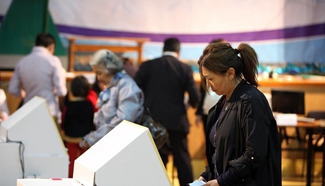 Mongolian voters cast votes for parliamentary elections