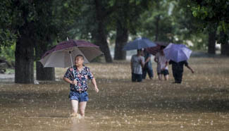 Over 1.65 mln local residents affected by rainstorm in China's Hubei