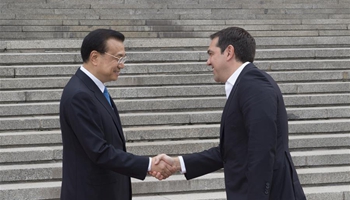 Chinese premier holds welcoming ceremony for visiting Greek PM