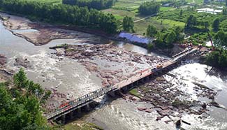 Traffic of Yejiawan Bridge resumed in Hubei