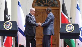Kenyan leader woos Israeli investors during Netanyahu's visit