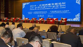 Forum on Development of Tibet opens in Lhasa
