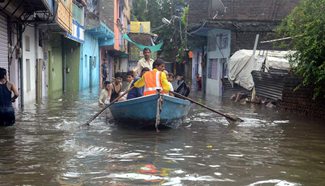 Incessant rains cause flood in central India