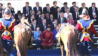 Li, other leaders attending ASEM summit watch Naadam performance