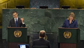 Candidates for UN chief job tested in first-ever global TV debate