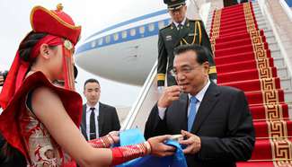 Chinese premier arrives in Mongolia for Asia-Europe summit