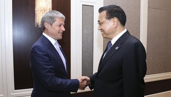 Strengthened China-Romania cooperation conducive to EU stability, development: Premier 
Li