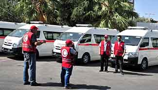SARC receives 12 ambulances from Swiss humanitarian organization