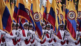 206th anniv. of Independence marked in Colombia
