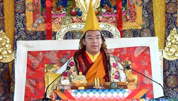 Panchen Lama leads first Kalachakra ritual in Tibet 
in 50 years