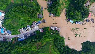 Central China's villages flooded, highway affected due to rainfalls