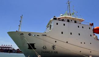 China's deep-sea explorer ship sets sail from Shenzhen