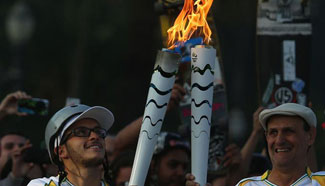 Olympic Torch relay across Brazil
