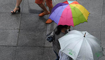 Heavy rain hits Nanning, S China's Guangxi
