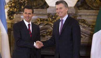 Argentine President meets Mexican counterpart in Buenos Aires