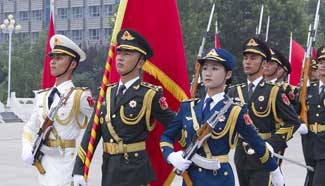 In pictures: Honor guards of PLA