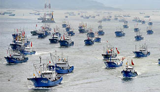 Fishing off season ends in E China