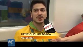 China-made subway serves Rio Olympics