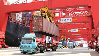 Port of Lianyungang handles growing number of cargo, in E China
