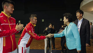 Chinese vice premier visits Chinese athletes to Rio Olympic Games